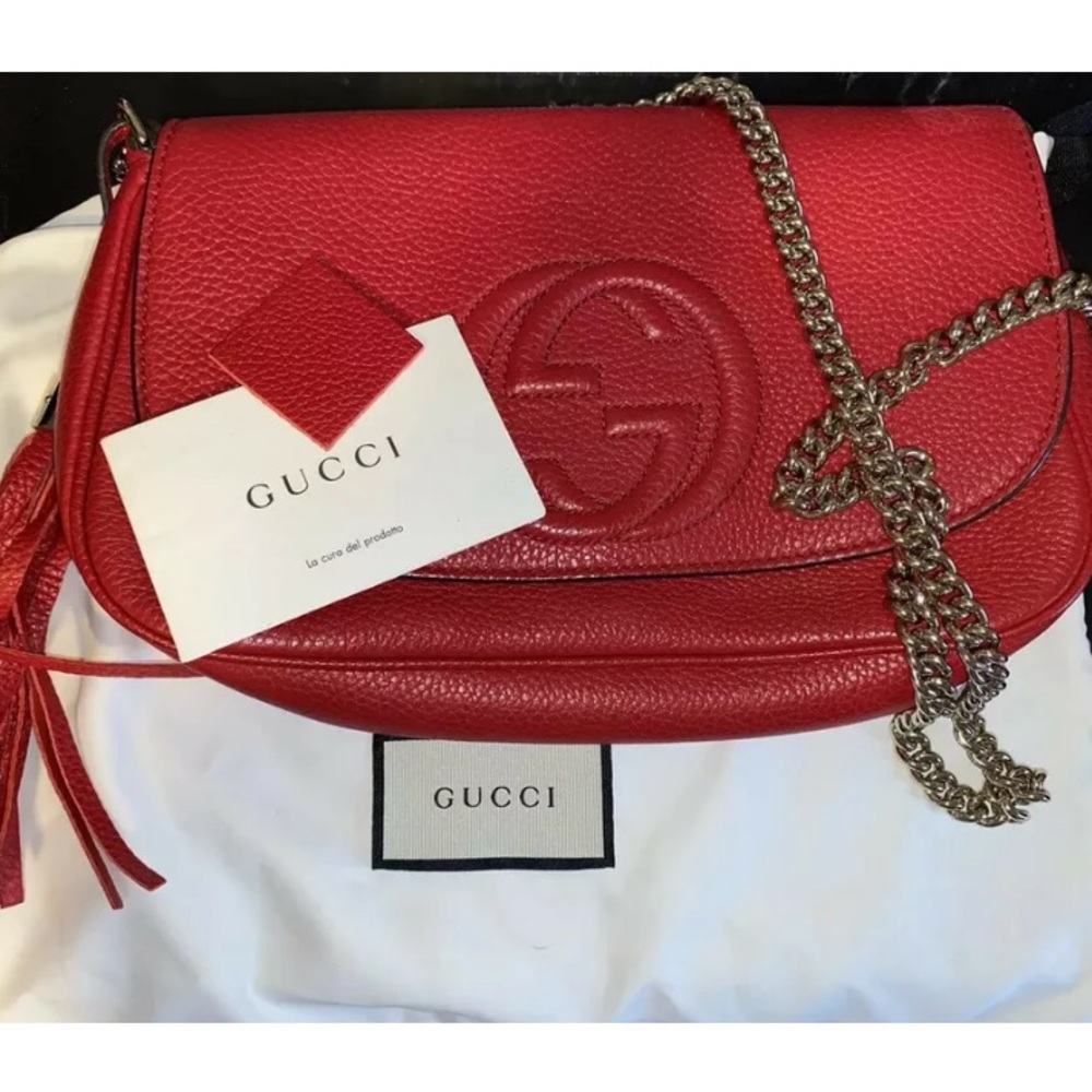 ❌❌ SOLD ❌❌ Gucci Soho Flap Bag